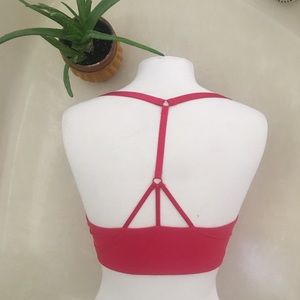 VS Victoria Secret red strappy bra